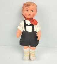 Vintage M J Hummel Goebel Vinyl Boy Doll Moveable Arms Legs Head  11&quot;  - £14.36 GBP