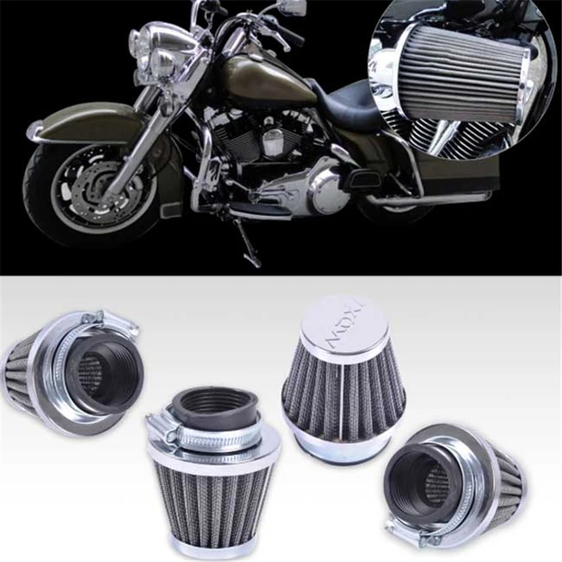 Universal Motorcycle Air Filter Mushroom Head Filters 35/44/50/54/60mm Vent - £11.03 GBP