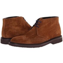 Men&#39;s Suede Chocolate Brown Color Handcrafted Oxford Lace Up Party Wear Boots - £119.89 GBP