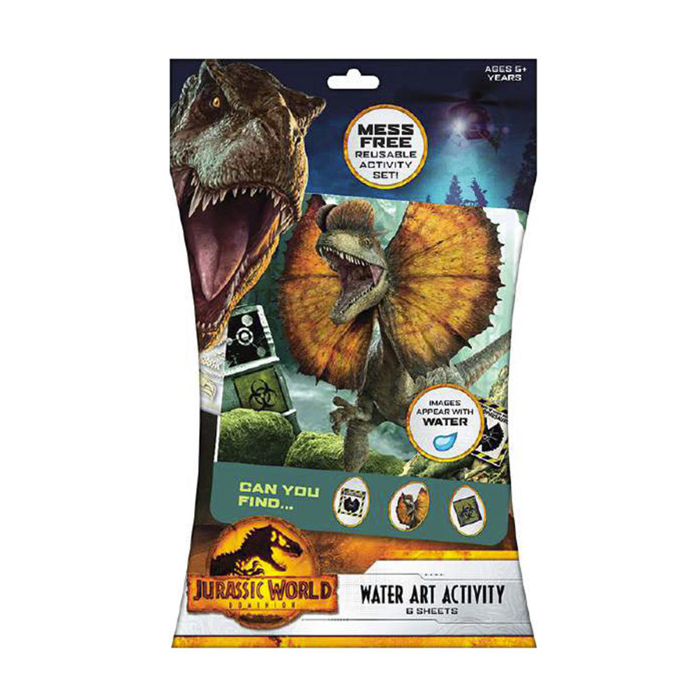 Jurassic World Water Art Activity Set 6pcs - $32.30