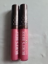 2 BURTS BEES LIP GLOSS PINK #233 ROSY DAWN 100% Natural - NEW - $9.36