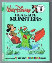 ORIGINAL Vintage 1983 Disney Library #6 Real Life Monsters Hardcover Book - £7.77 GBP