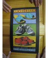 Nickel Creek Affiche Fillmore Chaussures Septembre 14 2002 - $92.56 CAD