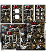MAN CAVE FOOTBALL BASEBALL SPORT FAN LIGHT SWITCH OUTLET WALL PLATE GARA... - $9.99+