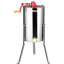 VEVOR Manual Honey Extractor, 2/4 Frames Honey Spinner Extractor, Stainless - $129.99