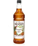 Monin Pumpkin Spice Syrup, 33.8-Ounce Plastic Bottle (1 liter) - $464.44 MXN