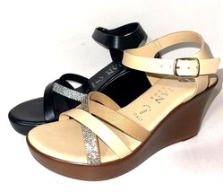 Italian Shoemakers Lissy High Wedge Strappy Sandal Choose Sz/Color - £38.03 GBP