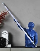 interoknack Large Abstract Blue Human Sculpture Table Lamp, Creative Mod... - $16,617.71 MXN
