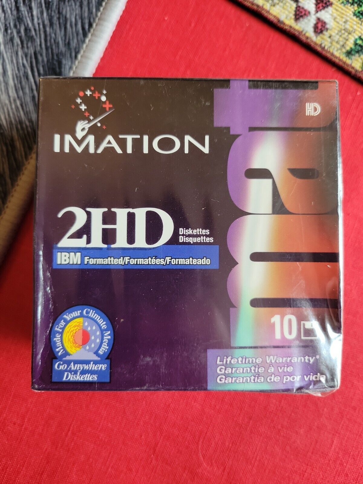Imation 12881 3.5in. Floppy Disk 10pk. Sealed - $16.99