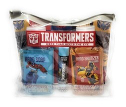 Transformers Hand Soap Lip Balm w/ Carry Case Bath Set - £7.89 GBP