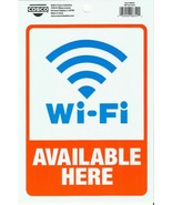 Wi-Fi AVAILABLE HERE Adhesive Sticker Decal WiFi SIGN door window COSCO ... - $413.08 MXN