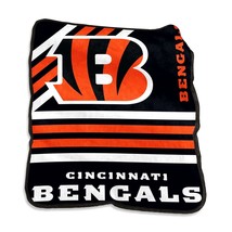 Cincinnati Bengals Blanket 50x60 Raschel Throw - $87.49