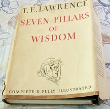 T.E. Lawrence Seven Pillars of Wisdom Book! American First Edition! With dust ja - £543.37 GBP