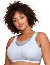 Glamorise Full Figure Plus Size No-Bounce Camisole Elite Sports Bra Wirefree 46D - £16.18 GBP