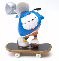 Tech Deck Dudes Tiger Willy Magnetic Figure Skateboard 2001 World Industries - £22.86 GBP