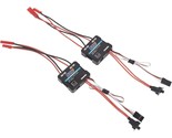 Dkky 2Pcs Rc Motor Esc, 40A Brushed Electric Speed Controller, 6-12.6V F... - £29.87 GBP