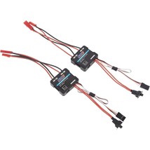 Dkky 2Pcs Rc Motor Esc, 40A Brushed Electric Speed Controller, 6-12.6V For 1/16  - £28.78 GBP