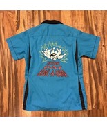 Peggy Sue Hilton Bowling Shirt Sz Med Bowl-a-rama MN History Day Retro I... - €21,25 EUR