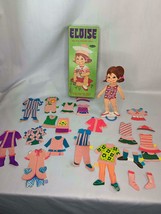 Vintage Whitman Eloise Paper Doll Set with Box 1969 with Stand Flocked - £9.59 GBP