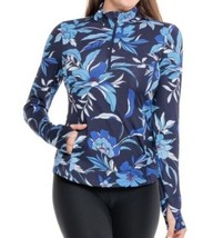 Nwt Tommy Bahama Romantic Blooms Blue Floral Long Sleeve Mock L Xl - £43.70 GBP