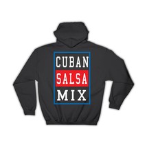 Cuban Salsa Mix : Gift Hoodie Cuba Latin Music Lover Dancer Art Print Home Wall  - £28.31 GBP