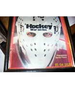 Original Bernie Parent Feb 24, 1975 Time Life Autographed Framed cover - $658.58 MXN