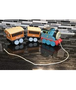 Thomas the Tank Engine Train * Pull Along Toy * Annie and Clarabel * wit... - $357.69 MXN