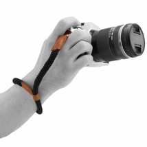 MegaGear SLR, DSLR Camera Cotton Wrist Strap, Black, One Size (MG1779) - £26.72 GBP