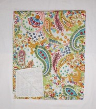 Cotton White Color Paisley Print Kantha Quilt, Bedspread Throw Blanket - £40.04 GBP+