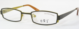 Ogi Kids OK42 668 GREEN-BROWN /MUSTARD Eyeglasses Glasses Frame 42 42-18-120mm - $54.29