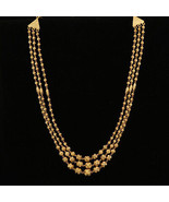 22cts Print Sparkle Gold 23cm Lavaliere Necklaces Daughter Girlfriend Je... - £3,095.31 GBP