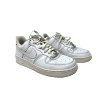 Nike Air Force 1 sneakers 8 mens triple white lace up athletic  - £29.75 GBP