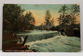 Oregon Myrtle Creek Dam 1913 Sleepy Eye to Morgan Postcard G13 - £5.86 GBP