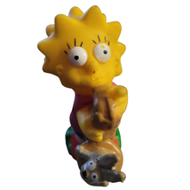 Vintage 90s The Simpsons Lisa Simpson Figure Playing Saxophone  - $9.90