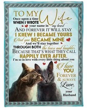 Sweet Love Couple Cat Blanket Gift For Wife From Husband Fleece Sherpa Blanket - £28.60 GBP+