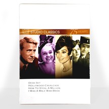 Hollywood Cavalcade /Male War Bride /Desk Set /Steal Million (4-DVD, 1939-1966) - $27.89