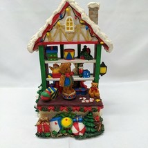 Santas Toy Workshop Ceramic Christmas Music Box Mucca Macca What I Feel ... - $198.88 MXN