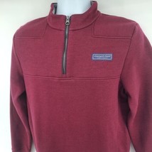 Vineyard Vines Martha&#39;s Vineyard Shep Shirt Pullover Sweater Size S Red ... - £23.26 GBP