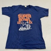 Vintage 1985-86 Chicago Bears Super Bowl Xx Nfc Champs Paper Thin T Shirt Sz M - £23.60 GBP