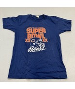 Vintage 1985-86 CHICAGO BEARS SUPER BOWL XX NFC Champs Paper Thin T Shir... - £23.45 GBP