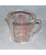 Vintage PYREX 2 Cup/ 16 oz Glass Measuring Cup Red Lettering D Handle #5... - £13.94 GBP