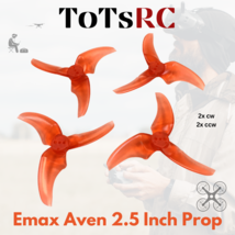 Emax Avan 2.5 Inch Babyhawk TinyHawk 3-Blade Propeller Set (2x CW / 2x CCW) - $5.99