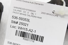 Front Brake Calipers Pair Left & Right Fits 02-08 MINI COOPER 71718 image 12