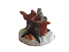 Lemax Coventry Cove Accessories Christmas Village Squirrel Treestump Winter Nuts - £7.47 GBP