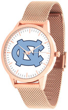 North Carolina Tar Heels Women Mesh Statement Rose Pink Watch  - $99.95