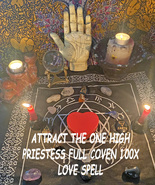 100X COVEN HIGH PRIESTESS ATTRACT THE &quot;ONE&quot; LOVE MAGICK ALBINA HIGH PRIE... - £81.03 GBP