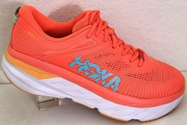 HOKA ONE Bondi 7 Women’s Running Shoe Camellia/Coastal Orange SZ 9.5,10NIB! - £141.77 GBP