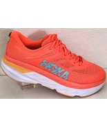 HOKA ONE Bondi 7 Women’s Running Shoe Camellia/Coastal Orange SZ 9.5,10NIB! - £142.22 GBP