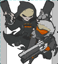 Overwatch Reaper Soldier76 chibi - £3.94 GBP