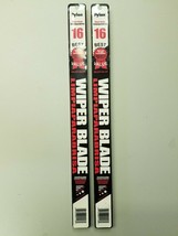 PYLON (MADE IN USA) QTY. OF 2 - 16&quot; WIPER BLADES (WITH ARMS) NEW UNOPENED - $148.93 MXN